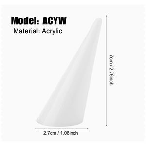 Single Acrylic Ring Holder Display